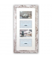 Zep Wooden Collage Photo Frame V24106 Nelson 6 4Q White Wash for 4 Photos